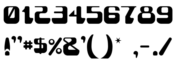 Gravity Sucks Font OTHER CHARS