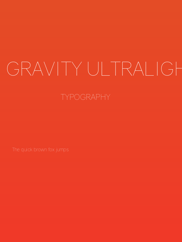 Gravity UltraLight Poster