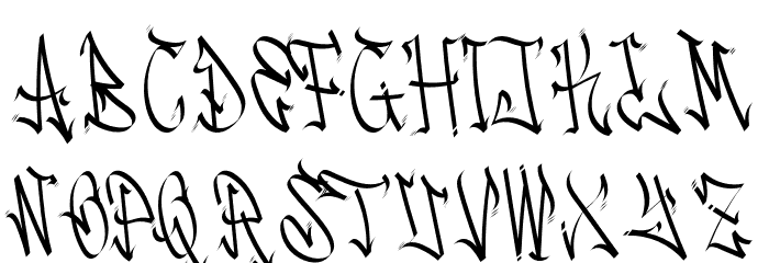 Gravity Ventore Font LOWERCASE