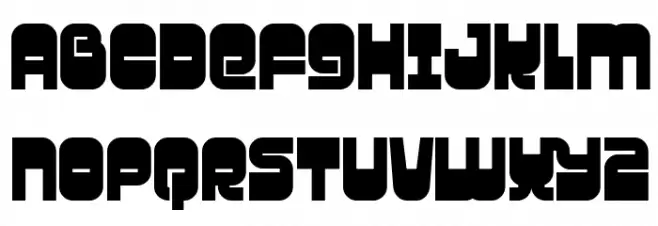Gravity Font Litere mari