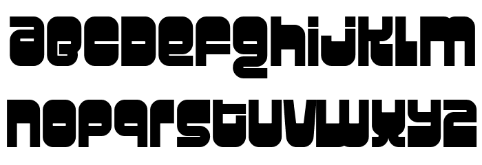 Gravity Font LOWERCASE