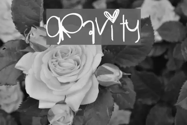Gravity Font examples