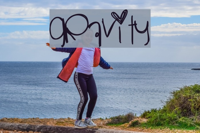 Gravity Font examples