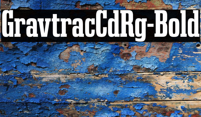 GravtracCdRg-Bold Example 1