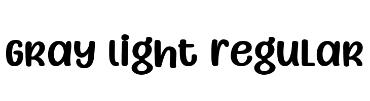 Gray Light Regular  Frei Schriftart Herunterladen