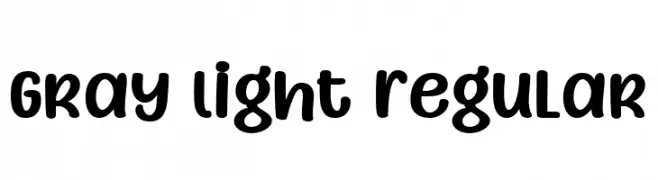 Gray Light Regular  Fuentes Gratis Descargar