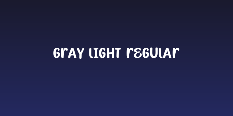 Gray Light Regular Social Header