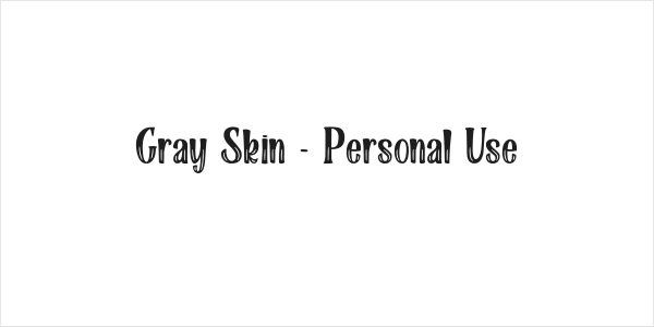 Gray Skin - Personal Use Logo