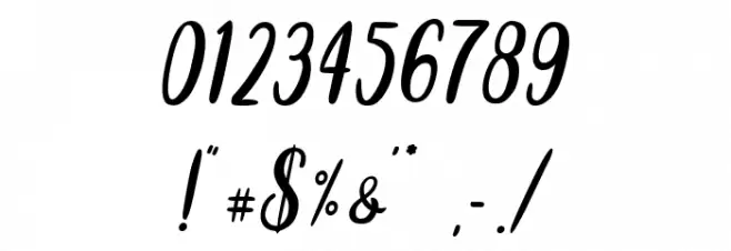 Grayed Rainbow Regular Font OTHER CHARS