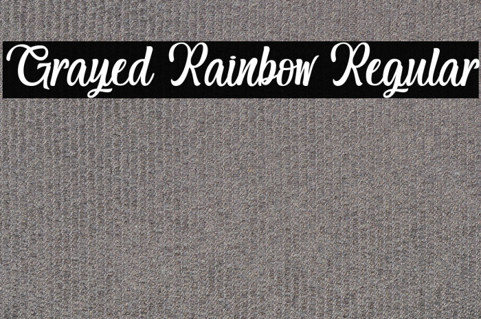 Grayed Rainbow Regular Example 2