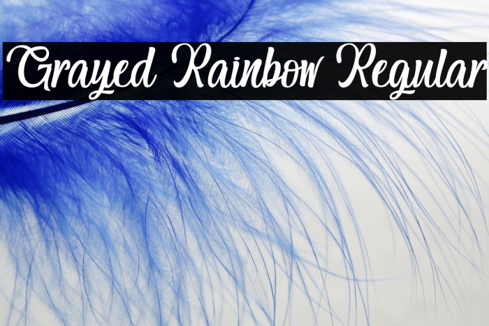 Grayed Rainbow Regular Example 3