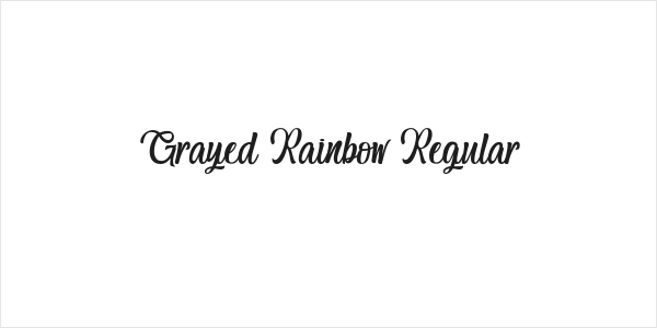 Grayed Rainbow Regular Logo