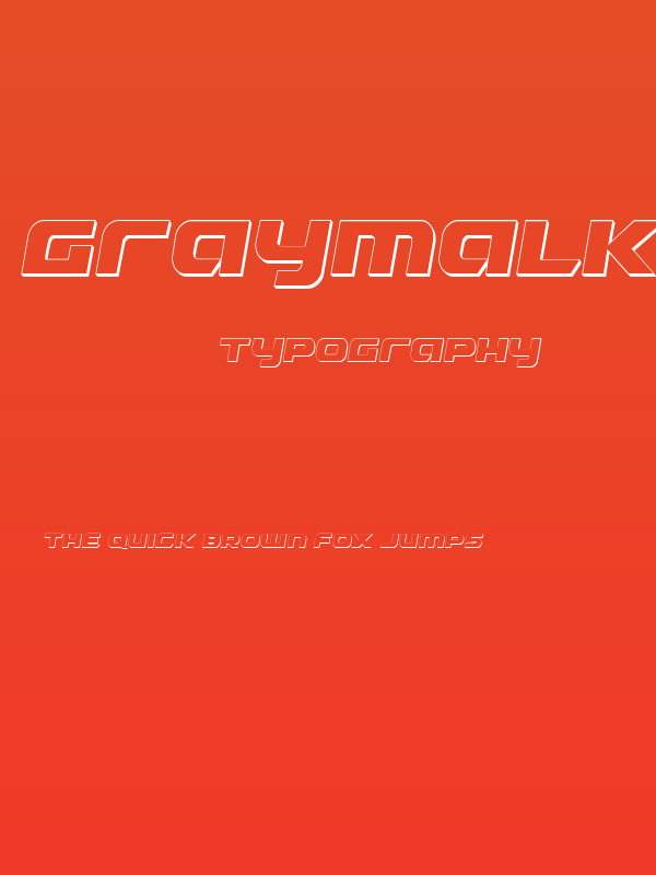 Graymalkin 3D Condensed Poster