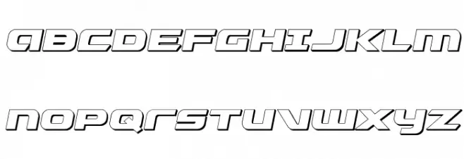 Graymalkin 3D Schriftart Groß