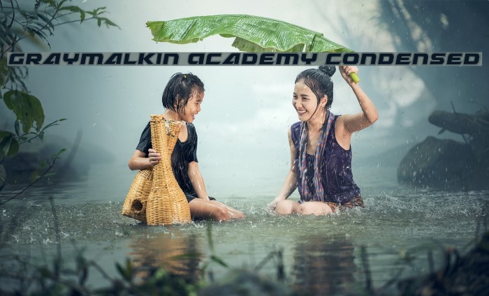 Graymalkin Academy Condensed Font examples
