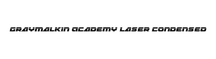 Graymalkin Academy Laser Condensed  لخطوط تنزيل