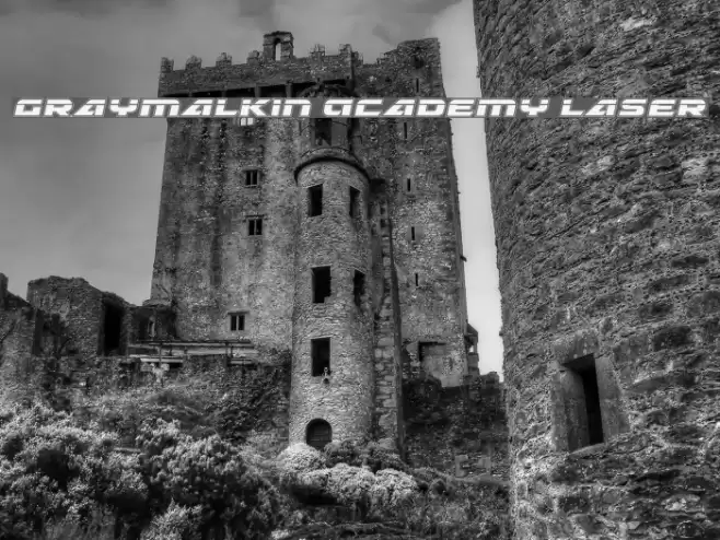 Graymalkin Academy Laser Font examples