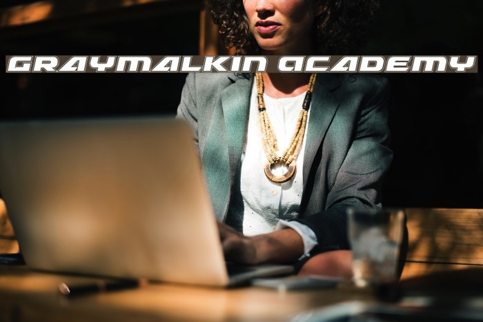 Graymalkin Academy Font examples