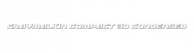 Graymalkin Compact 3D Condensed 