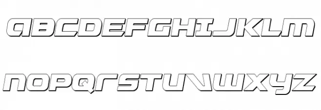 Graymalkin Compact 3D Condensed Шрифта ВЕРХНИЙ