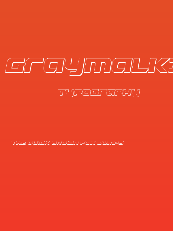 Graymalkin Compact 3D Condensed Poster
