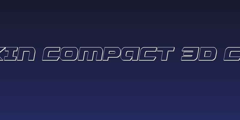 Graymalkin Compact 3D Condensed Social Header