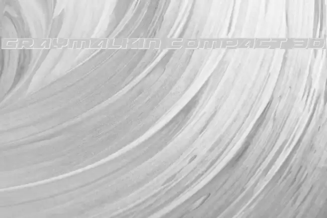 Graymalkin Compact 3D Font examples