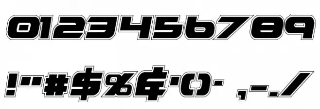 Graymalkin Compact Academy Condensed Font OTHER CHARS