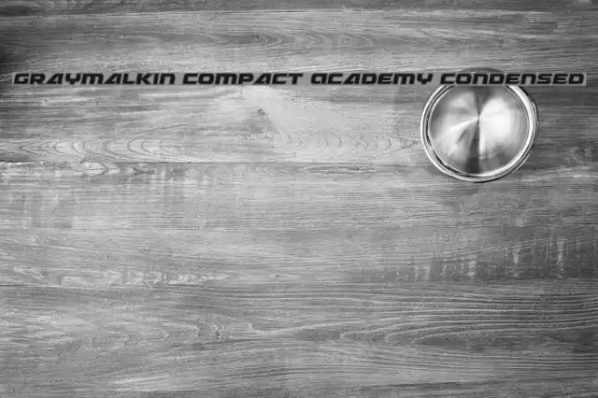 Graymalkin Compact Academy Condensed Font examples