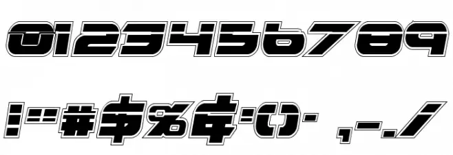 Graymalkin Compact Academy Laser Condensed Font OTHER CHARS