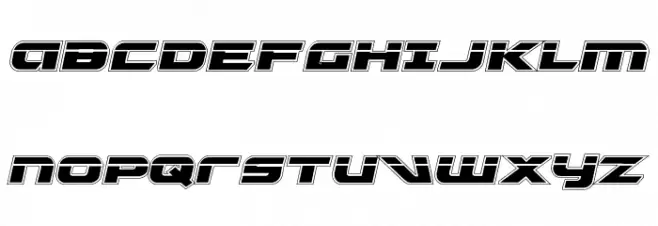 Graymalkin Compact Academy Laser Font Litere mari