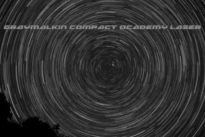 Graymalkin Compact Academy Laser Font examples