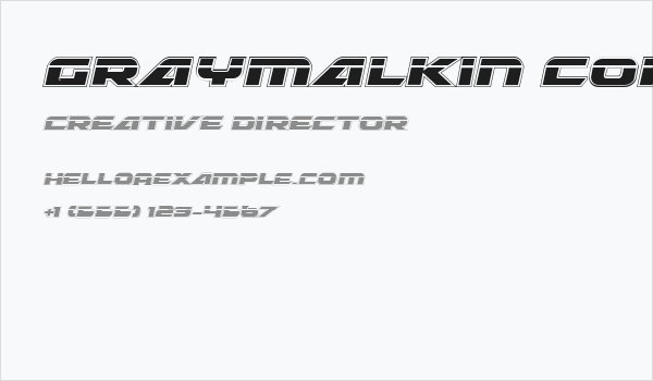 Graymalkin Compact Academy Laser Business Card