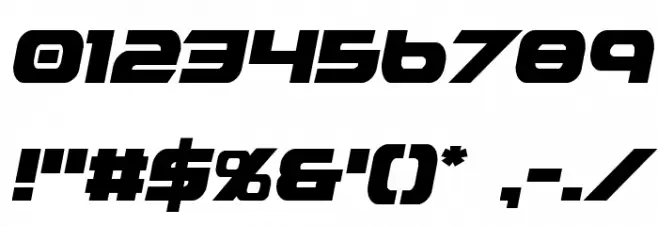 Graymalkin Compact Condensed Font OTHER CHARS