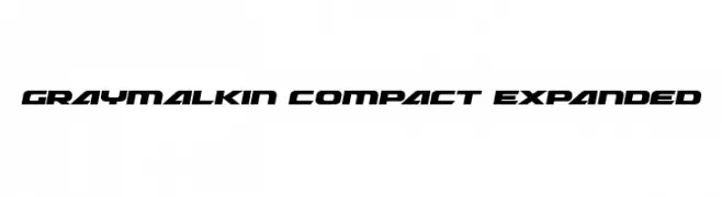 Graymalkin Compact Expanded  Скачать бесплатные шрифты