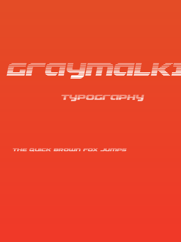 Graymalkin Compact Gradient Poster