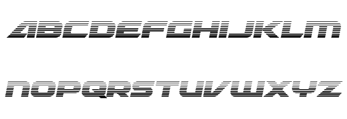 Graymalkin Compact Gradient Font LOWERCASE