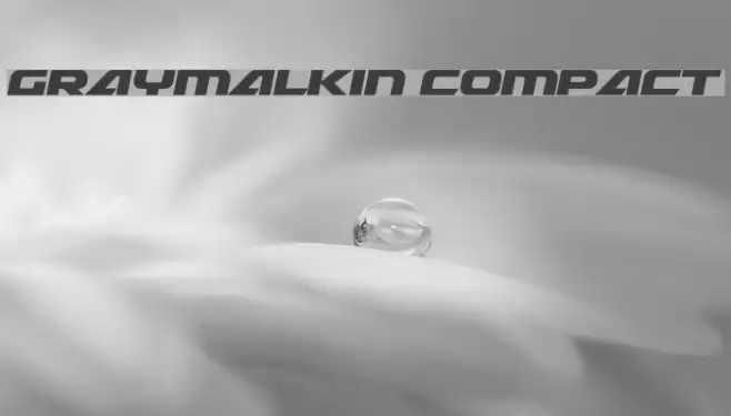 Graymalkin Compact Font examples