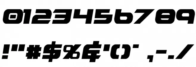 Graymalkin Condensed Font OTHER CHARS