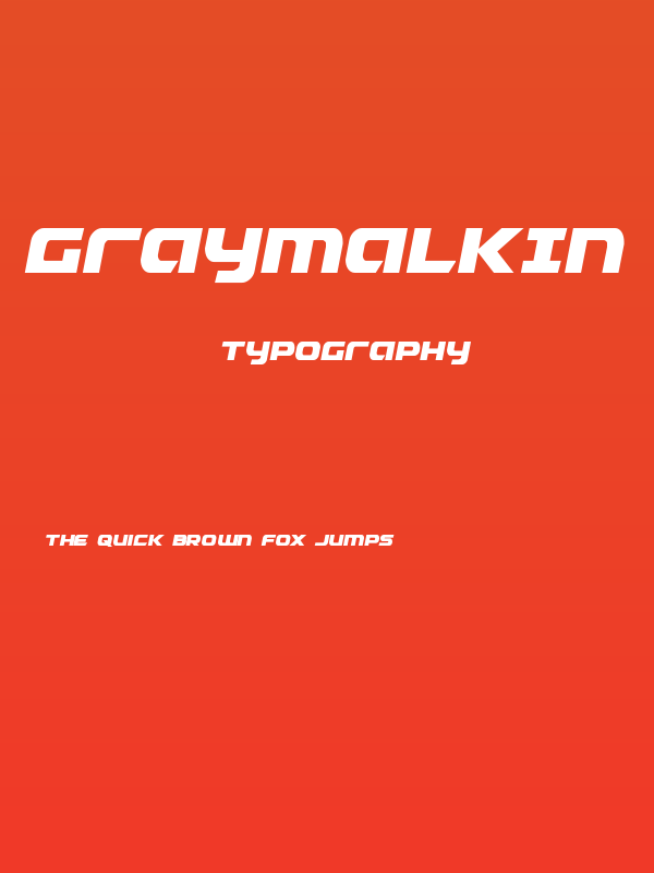 Graymalkin Condensed Poster