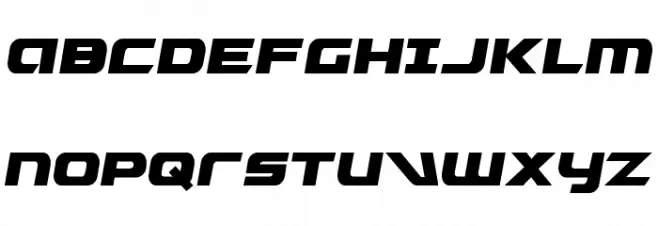 Graymalkin Condensed フォント 大文字