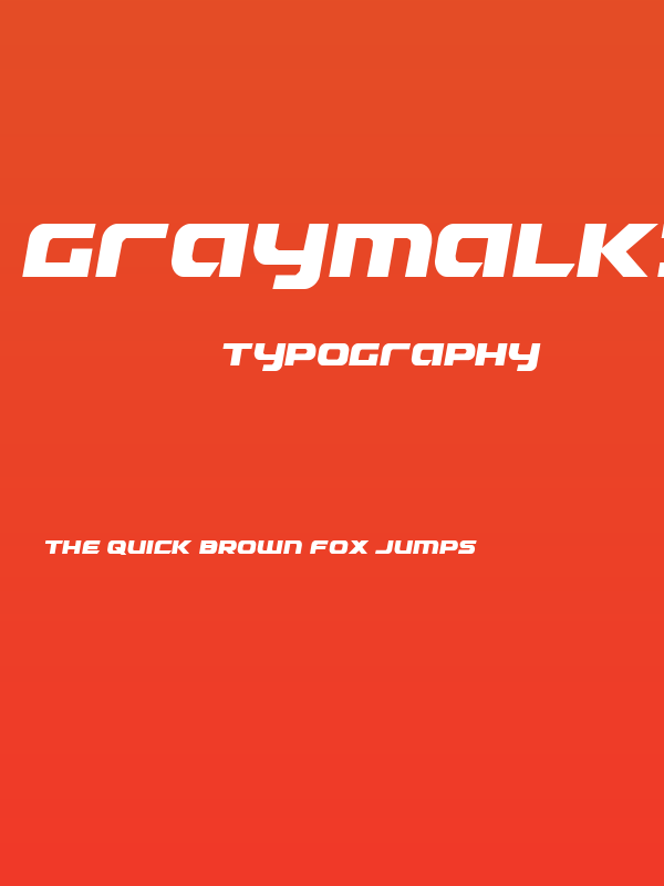 Graymalkin Condensed Poster