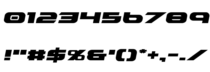 Graymalkin Expanded Font OTHER CHARS