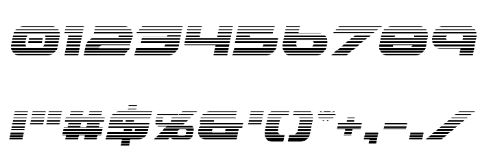 Graymalkin Gradient Font OTHER CHARS