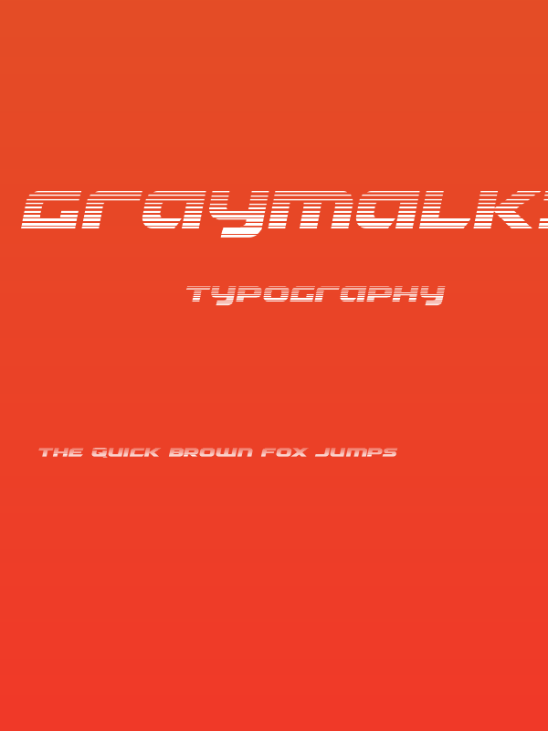 Graymalkin Gradient Poster