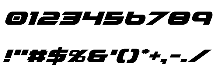 Graymalkin Italic Font OTHER CHARS