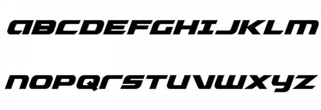 Graymalkin Italic फ़ॉन्ट अपरकेस