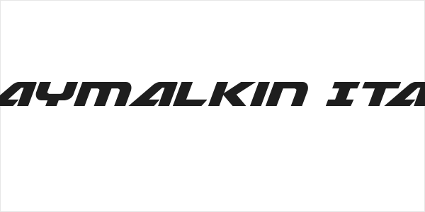 Graymalkin Italic Logo