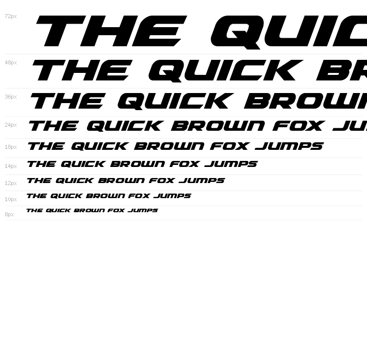 Graymalkin Italic Waterfall