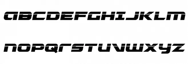 Graymalkin Laser Schriftart Groß